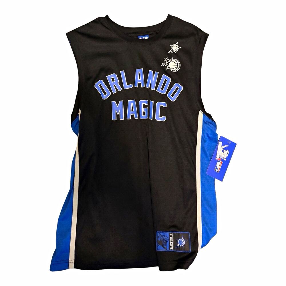 Ultra GAME Orlando Magic NBA Sleeveless Shirt Black Blue White Size M